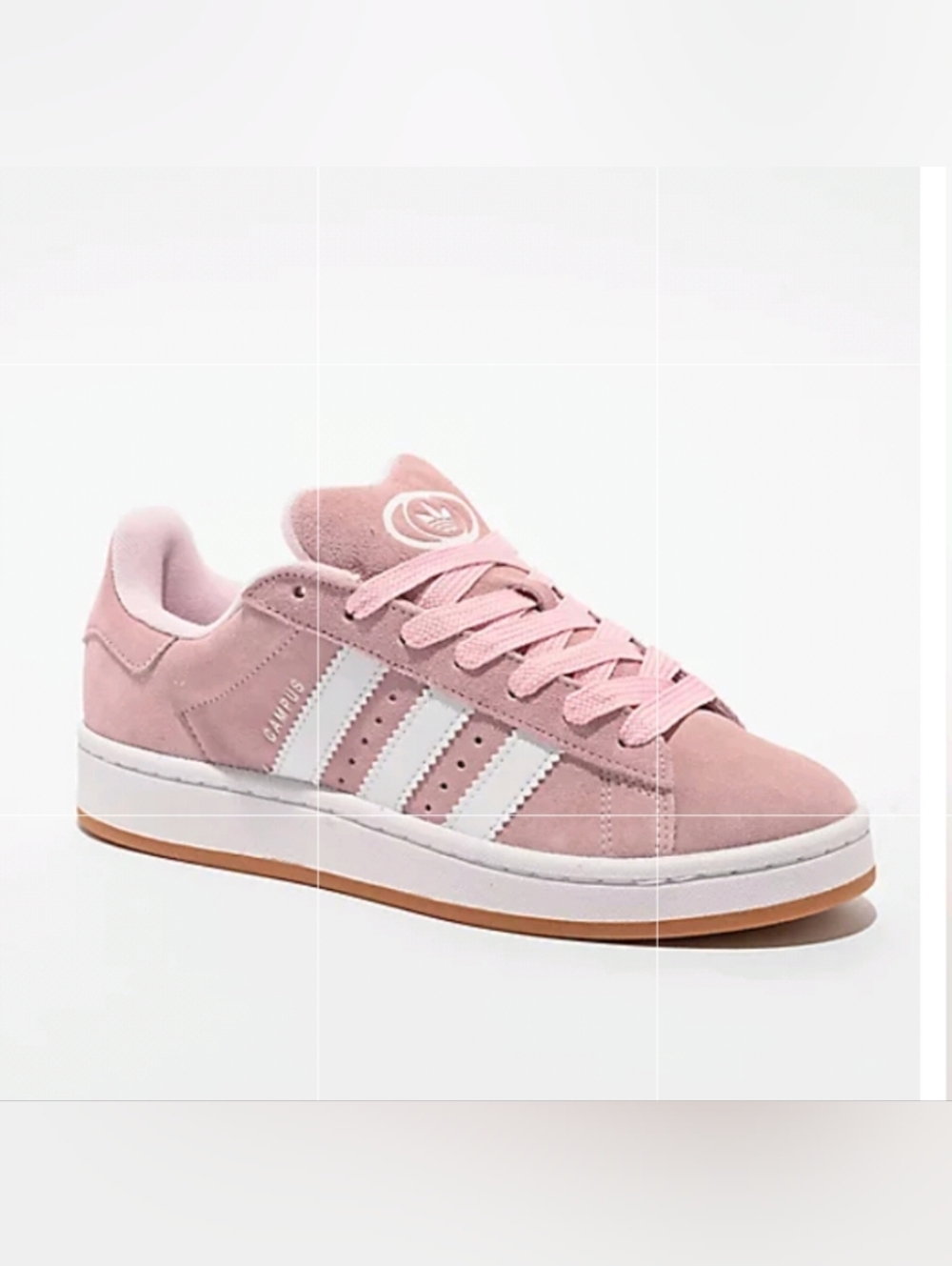 Adidas Campus Women's Suede Sneaker - NWT - Sandy Pink/White Size 9.5